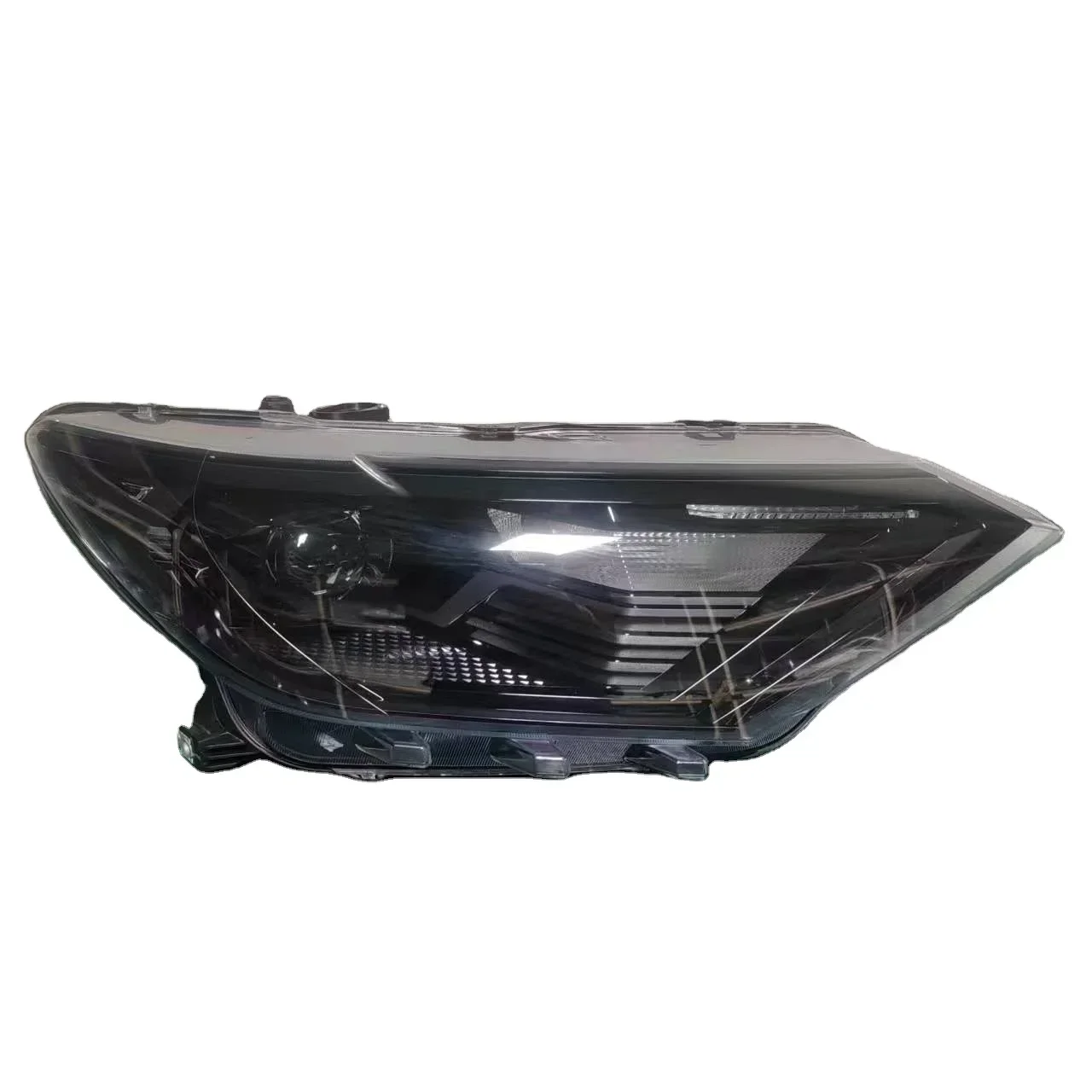 Faros delanteros para coche Volkswagen Jetta VS7, faros LED de perfil alto, fondo negro