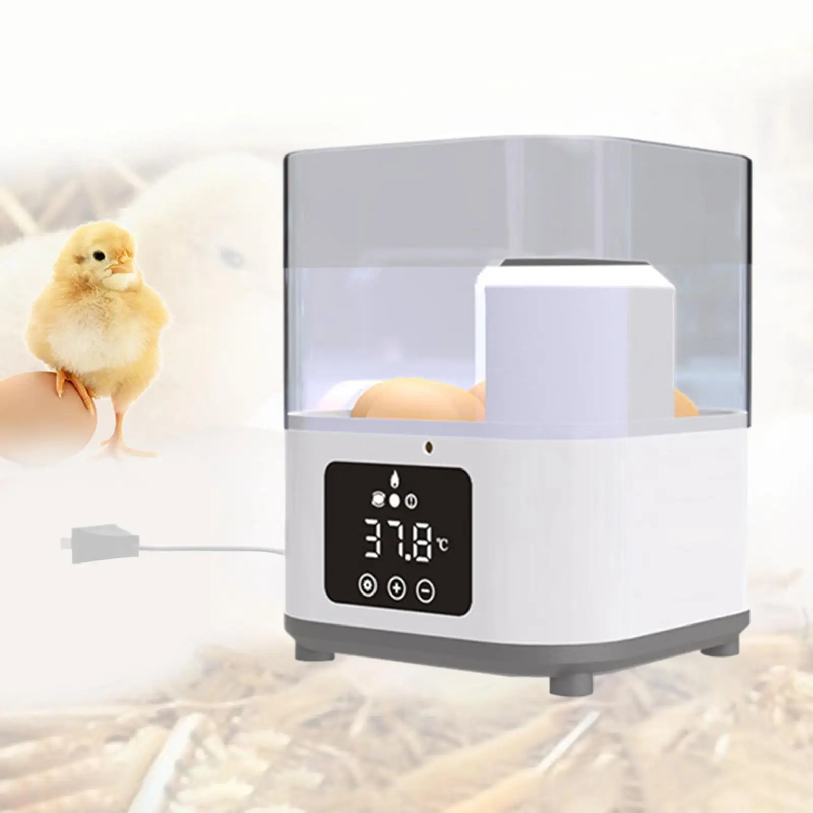 Egg Incubator Digital Automatic Poultry Mini Egg Hatching Machine for Hatching Chickens for Goose Quail Duck Chicken Chick