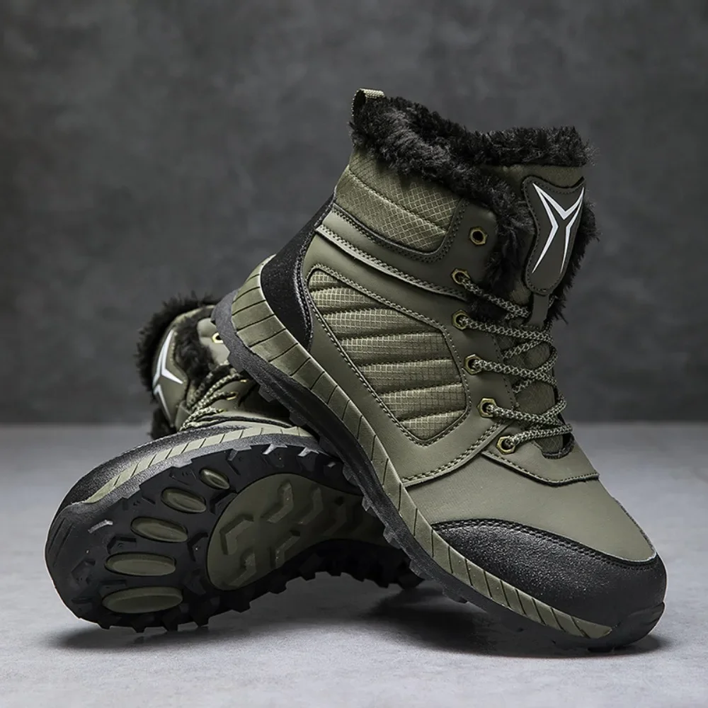 

Winter Women Snow Boot High-top Waterproof Ankle Boots Ladies Thick Plus Warm Snow Hiking Boots Outdoor Cotton Shoes Sneakers