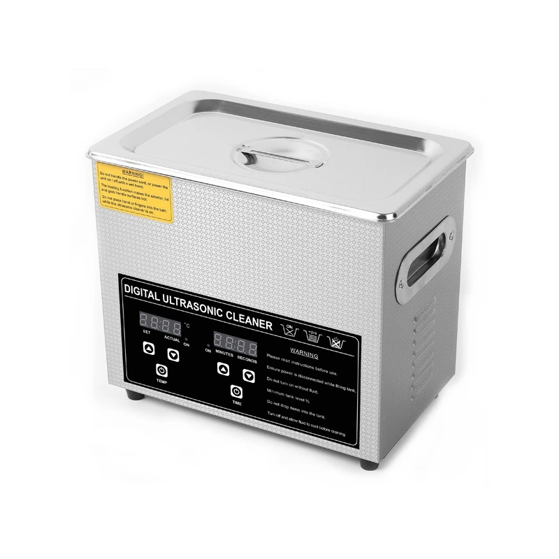 

220V Small Stainless Steel Hardware Ultrasonic Cleaning Machine Digital Heating For Industrial Dental Clinics