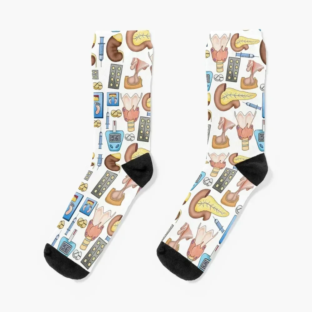 endocrinology Socks kids custom sports tennis anti-slip Socks Male Women's