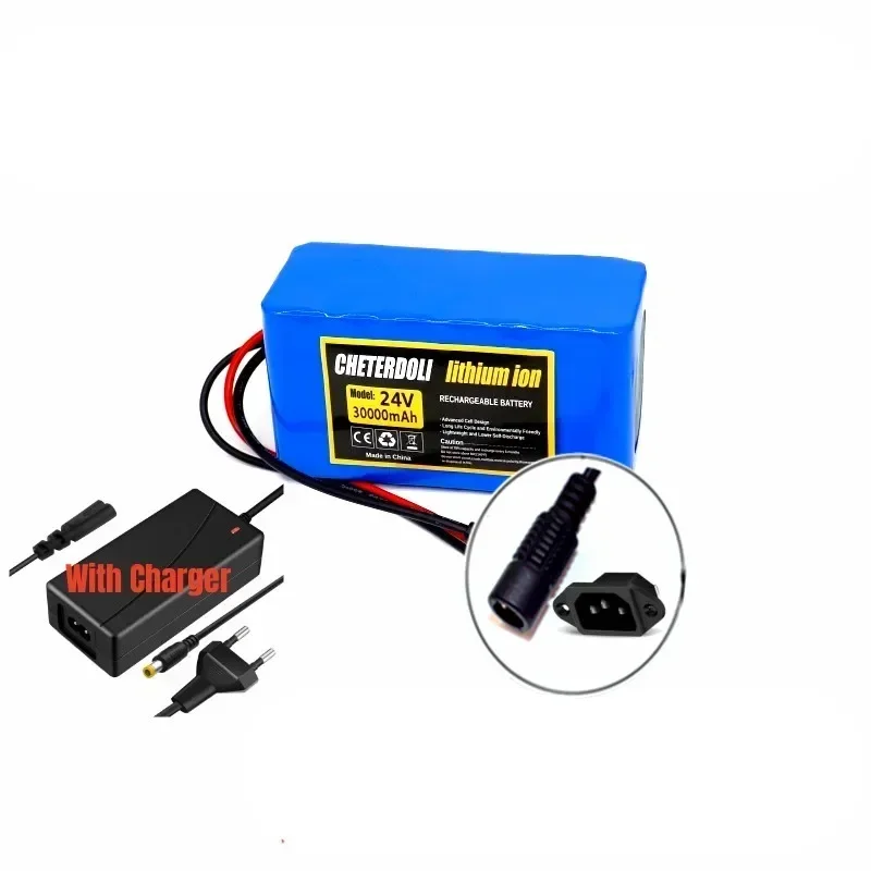 24 V 7S3P 18650 Li-Ion Batterij Lithium Batterijen voor Elektrische Motor Fiets Ebike Sccooter Speelgoed Boor Met 2A Lader