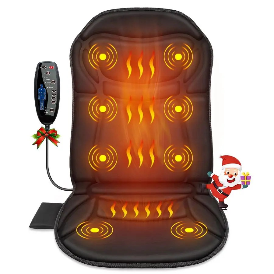 

Massager Chair Pad, Back Massager with Heat, 5 Vibration Modes amp 2 Heat Levels Massage Seat Cushion, Electric Massage Pad for