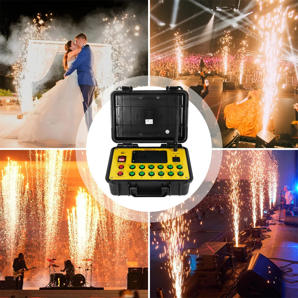 Controlador de iluminación LED para eventos de fuegos artificiales SLarge