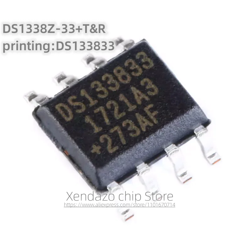 10pcs/lot DS1338Z-33+T&R DS1338Z-33 Printing DS133833 SOP-8 Package Original Genuine Real Time Clock Chip