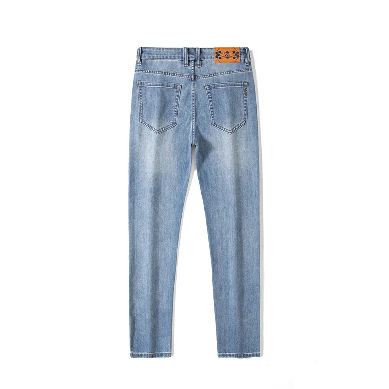 High-End Straight Loose Jeans Men's 2024 New Versatile Fashion Street Trend Leisure Office Business Trousers