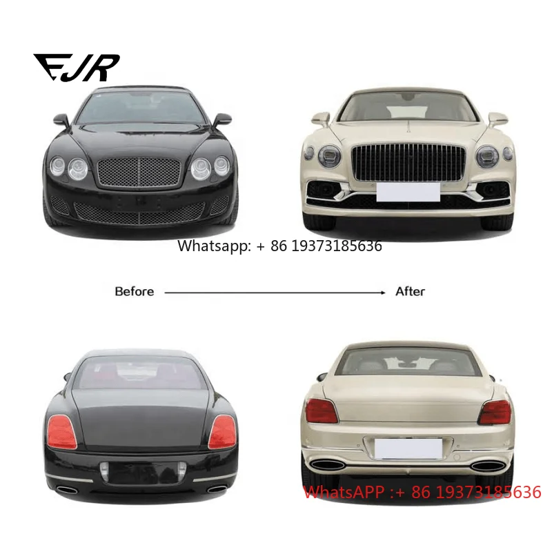 2005–2019 Upgrade 2020 für Bentley Flying Spur Body Kit Stoßstange LED-Scheinwerfer LED-Rücklicht Hochwertige Autoteile