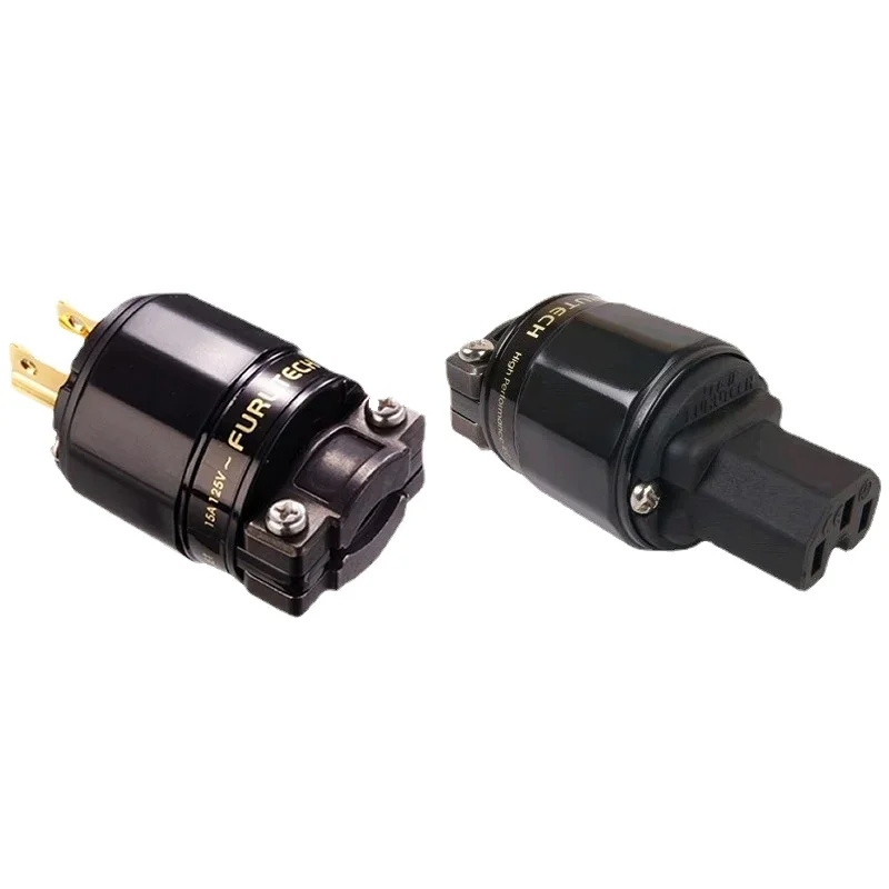 Hi-end Furutech FI-11 moc US wtyczka 24K pozłacane IEC złącze 15A/125V HiFi Adapter Audio