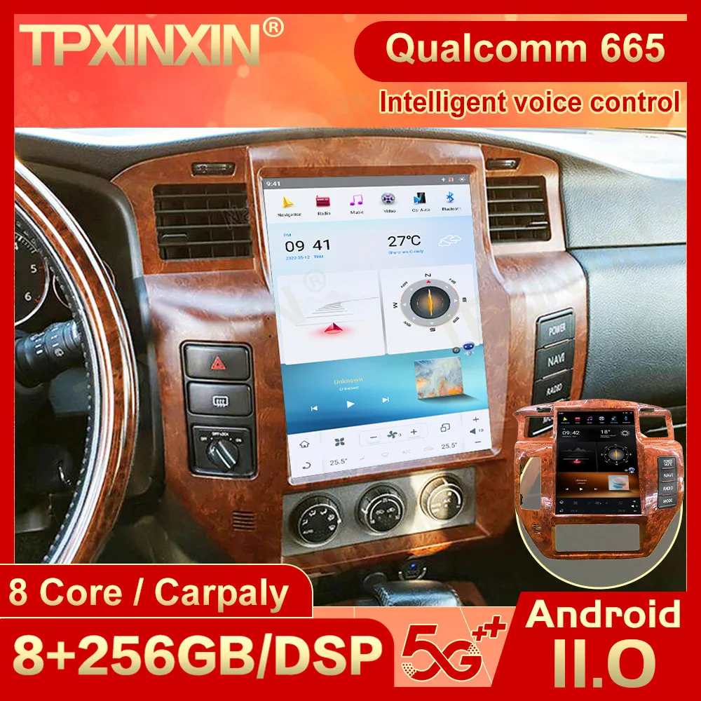 

Carplay 2 Din Android 11 экран Тесла Мультимедиа Стерео для Nissan патруль GPS навигация Радио Аудио Видео плеер рекордер головное устройство