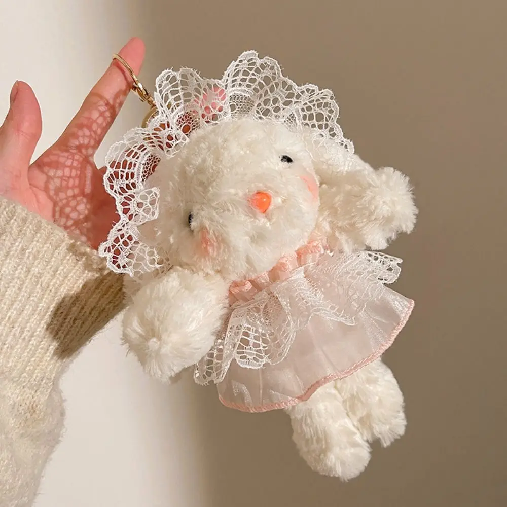 Porte-clés lapin fait à la main, Design mignon, Adorable lapin décoratif, Kawaii, Texture douce, pendentif lapin, cadeau pour fille