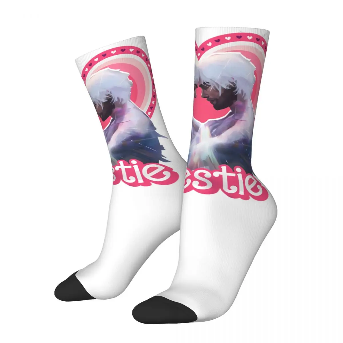 Jayce And Viktor Arcane Season 2 Stockings Printed Casual Socks Winter Anti Skid Socks High Quality Couple Cycling Soft Socks