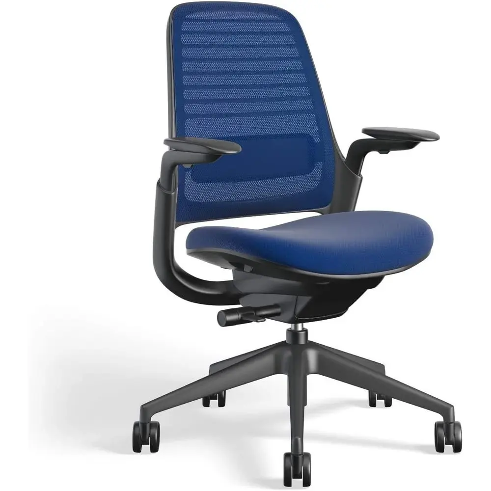 

Series 1 Ergonomic Office Chair - Royal Blue, Hard Floor Casters