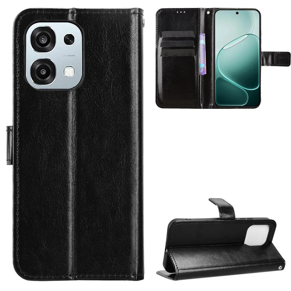 ل ممن لهم A6 5G حافظة فاخرة فليب محفظة من جلد PU الحبل حامل حافظة ل ممن لهم A6 برو A 6 OPPOA6 حقيبة الهاتف #1