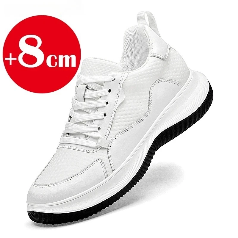 

Luxury men's sports elevator shoes men's outdoor sports shoes height-enhancing invisible 6-8CM tall men's tall lifting shoes
