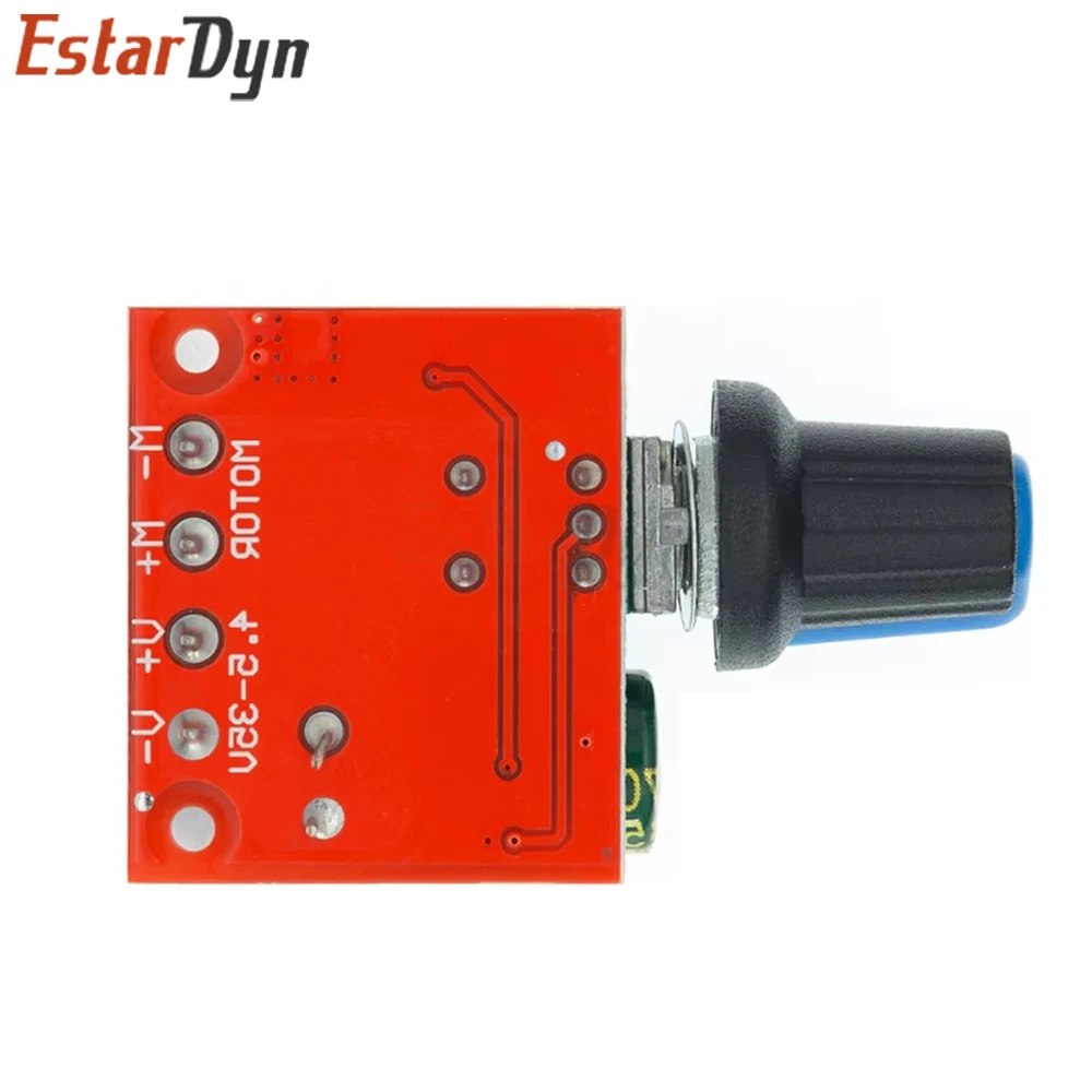 Estardyn 5A 90W PWM DC Motor Speed Controller 4.5V-35V 12V 24V Wide Voltage Adjustable Module
