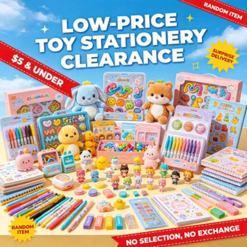 Student Daily Stationery Toy Pack Fashion Mixed Style Learning Play Gifts
