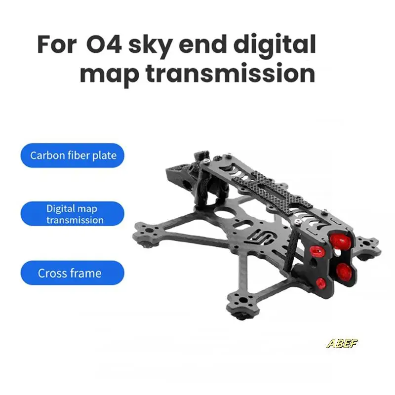 Fi-115 2,5-дюймовый комплект рамы пропеллера для DJI O4 Air Unit FPV RC Racing Drone для Caddx Nebula 1206 1303 1306 1404 двигателей