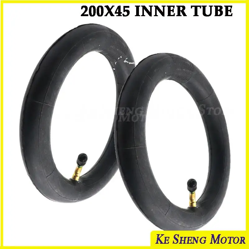 2 pcs 200x45 Inner Tube for Mini Electric Scooter Baby Carriage Wheel Parts 8x1 1/4