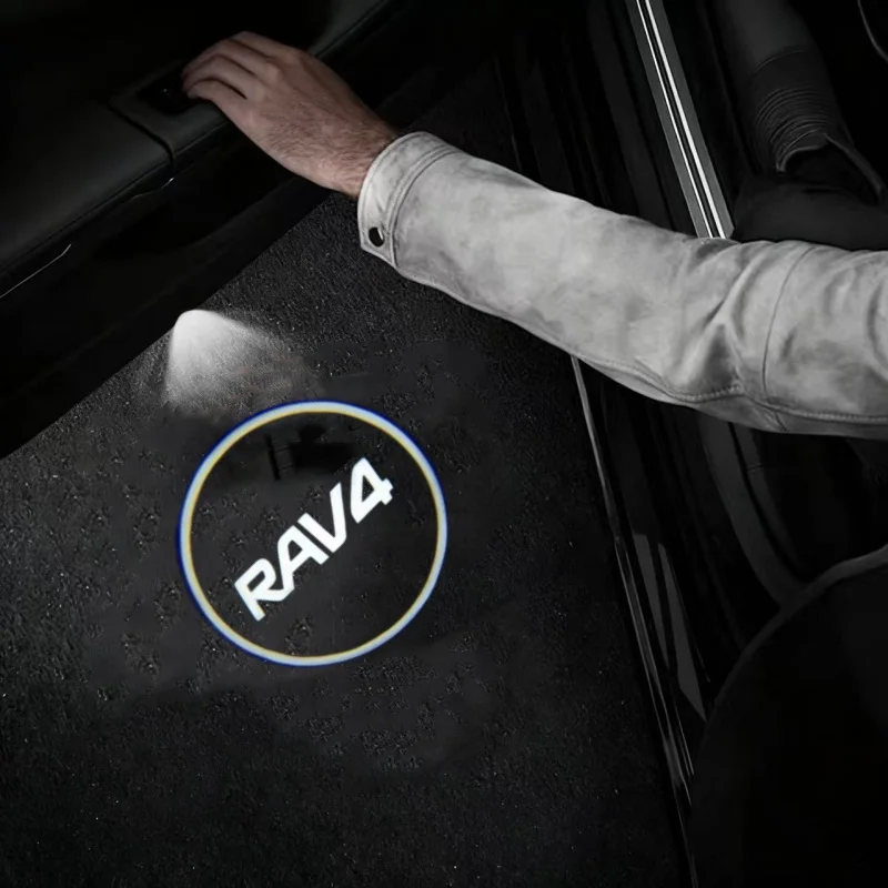 

LED Car Welcome Door Light Bulbs For Toyota GR YARIS Sports Highlander Camry Corolla AVALON Prius Ghost Shadow Lamp Accessorie