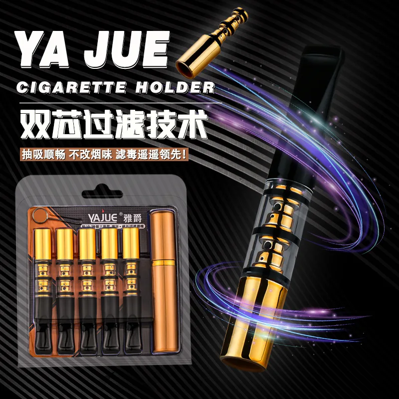 High quality Reusable 5PCS Mouthpiece for cigarette For 6/8mm 5.2mm Cigarette filter Popular Smoke Mouthpiece Smoking filter