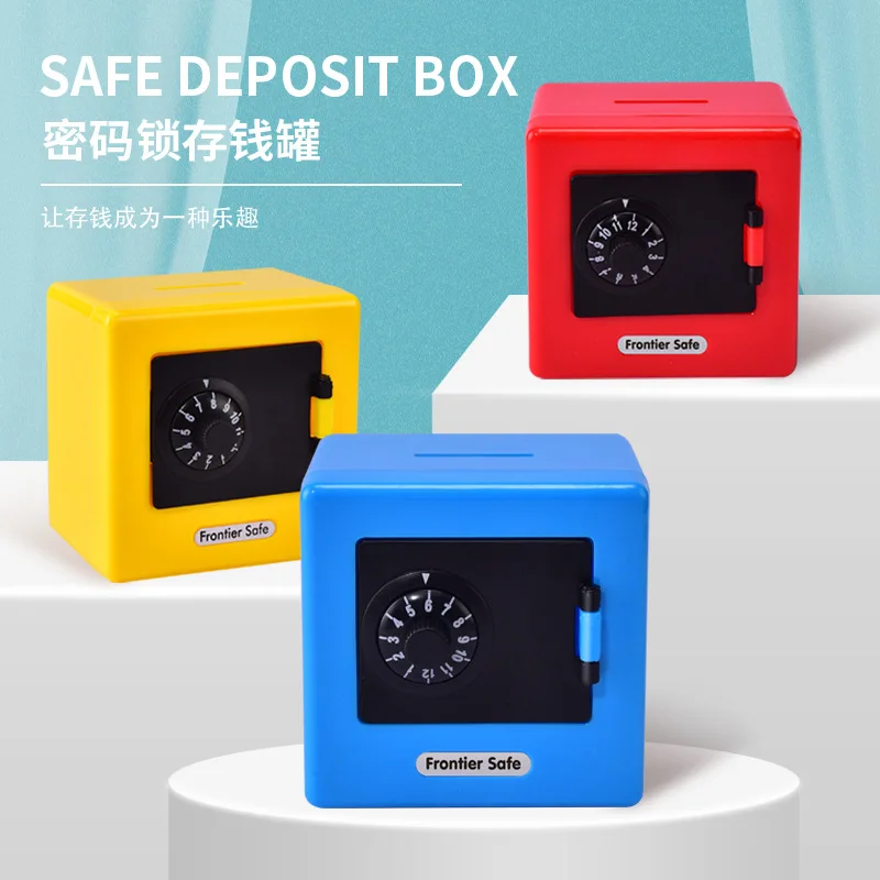 Children's Piggy Bank Mechanical Password Mini Safe Coin Storage Piggy Bank Toy Creative Gift