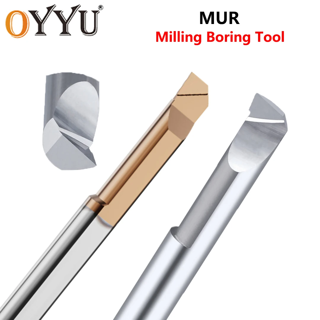 

OYYU MUR/MTR Carbide Boring Bar Miniature Internal Turing Tool Small Hole Bore Solid Lathe Cutter Machine 6mm 7mm 8mm Aluminum