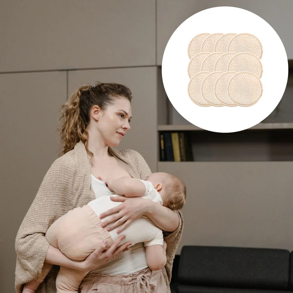 12pcs Nursing Pads Reusable Washable Breastfeeding Cushions Leakproof Cotton Breast Pads For Women Postpartum Care Feeding Pad