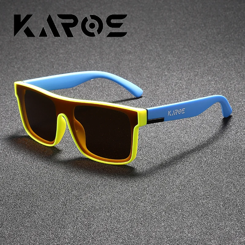 Karos Polarized Sunglasses UV400 Protection Square Glasses Outdoor Sports Fishing Cycling Hiking Running Travel Eyewear YZ2038