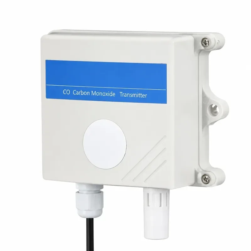 Carbon Monoxide Gas Sensor 0-2000ppm CO Detector Alarm Soot Pollution Monitor RS485 0-5V 0-10V 4-20mA Analog Output