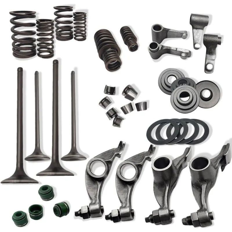 Motorcycle Intake Exhaust Valve Seal Spring Rocker Arm Kit for HONDA TRX400E TRX400X 400EX 400X 2x4 1999-2014 XR400R 1996-2004