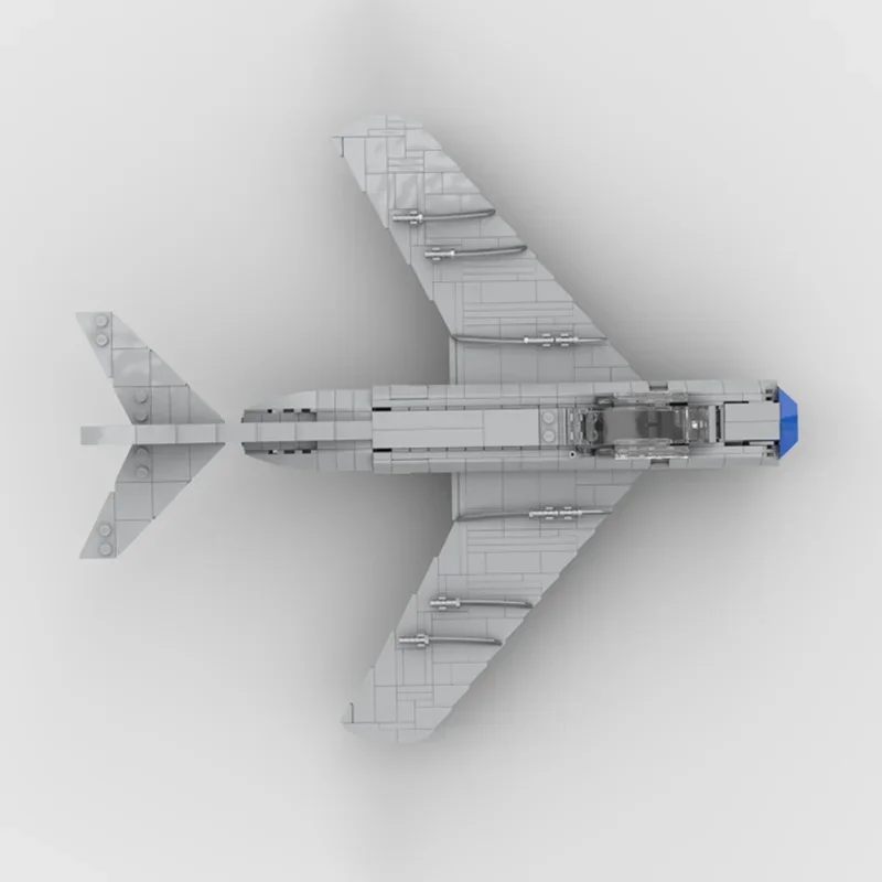 الطائرة المقاتلة Moc اللبنات ليم 5p (Mig 17pf) التكنولوجيا وحدات الطوب نموذج الهدايا عيد الميلاد اللعب DIY مجموعات الجمعية!