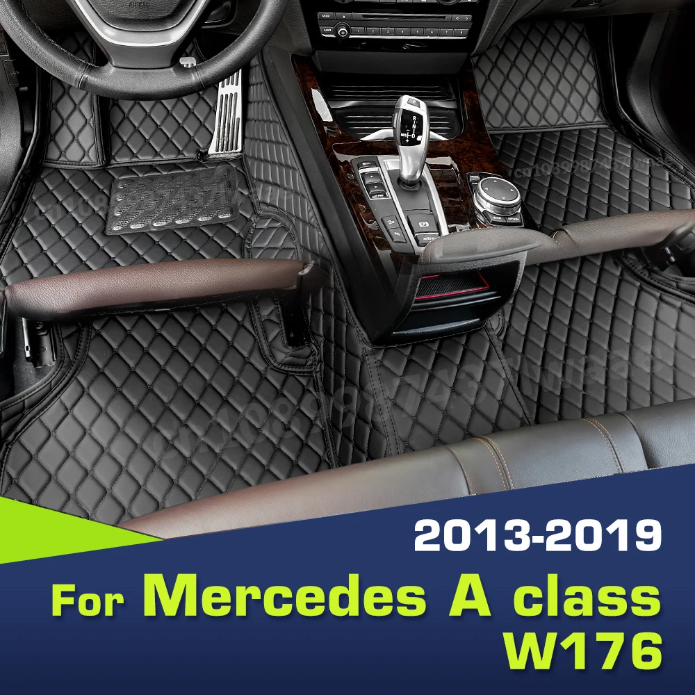 

Автомобильные коврики для BENZ A class W176 2013 2014 2015 2016 2017 2018 2019 на заказ, подушечки для ног, коврик, аксессуары для интерьера