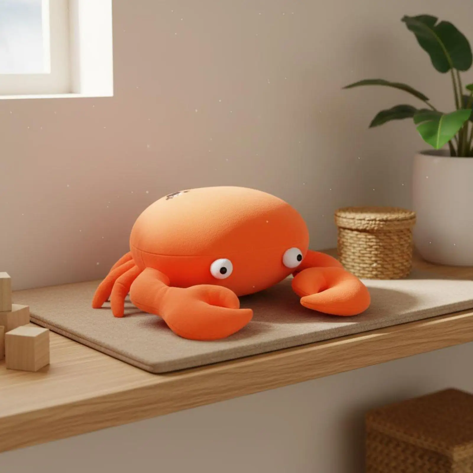 Soft Pillow Realistic Design Sea Creature Stuffed Toy PP Filled Sea Creature Stuffed Toy for Kids, Bedroom, Performances,