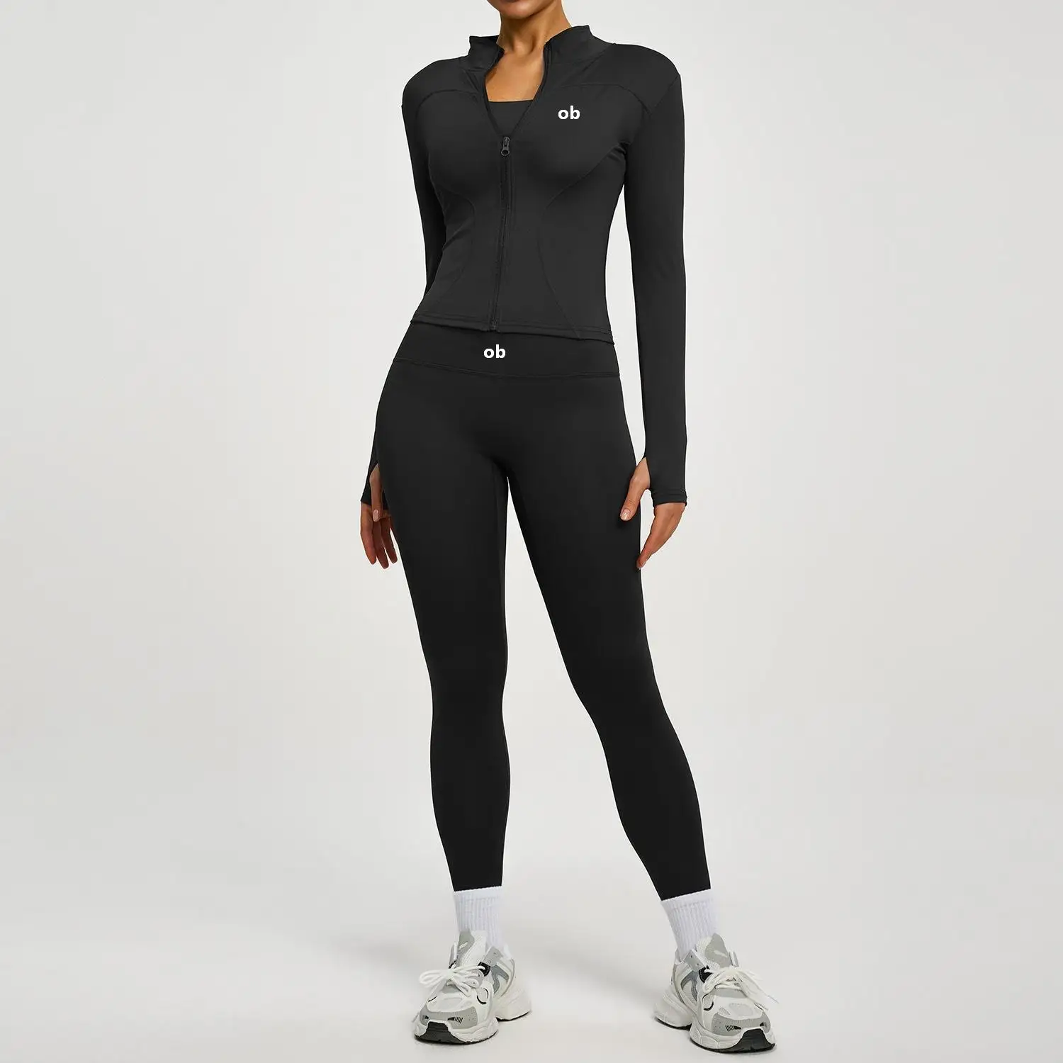 2026 High Elasticity Sports Set - Heightening, Waist Tightening, Thigh Elevating, Running Two-Piece Set, Yoga Clothing Fitness K