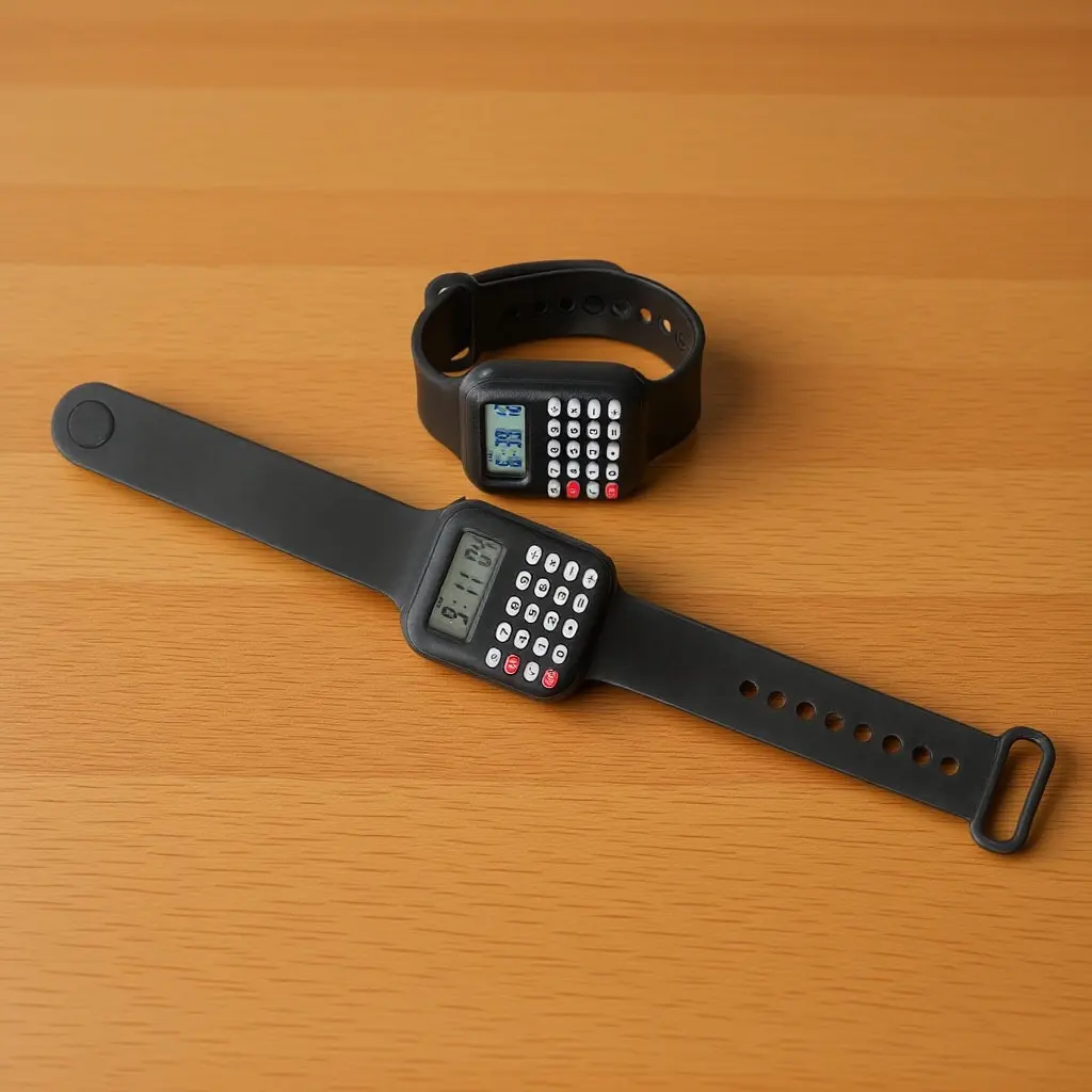 relogio-eletronico-com-calculadora-2-pecas-para-aprendizagem-praticas-basicas-de-matematica-portatil-e-leve