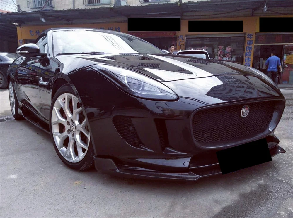 

Used for the 2013-2019 Jaguar F-TYPE Genuine Carbon Fiber Front Lip Side Skirt LED Light Rear Diffuser Body Kit