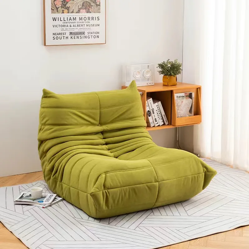 Just Sofa jacket cover Single Sofa Lazy Couch Tatami Living Room Bedroom Lovely Leisure Single Chair Reading Chair Balcony