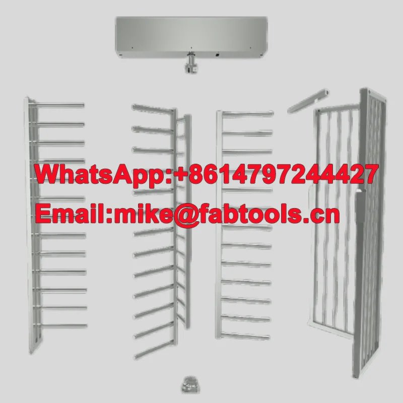 

Intelligent sensing security door Entrance and exit anti-theft doors Stainless steel full-height revolving door