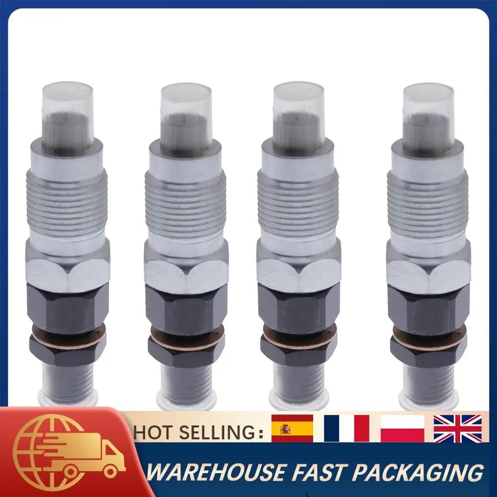 4PCS Diesel Fuel Injectors For Toyota Hilux Hiace 3.0L 5L-E Engine Replacement Parts With Washers OEM Fit Nozzle Set