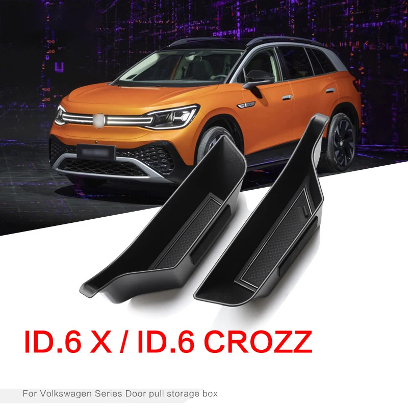 

Автомобильный ящик для хранения дверных ручек для Volkswagen VW ID.6X ID.6 CROZZ органайзер для бокового подлокотника автомобиля контейнер лоток аксессуары для интерьера