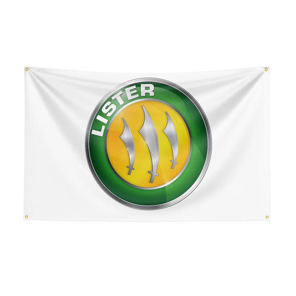 90x150cm Listers Flag Polyester Printed  Car Banner For Decor