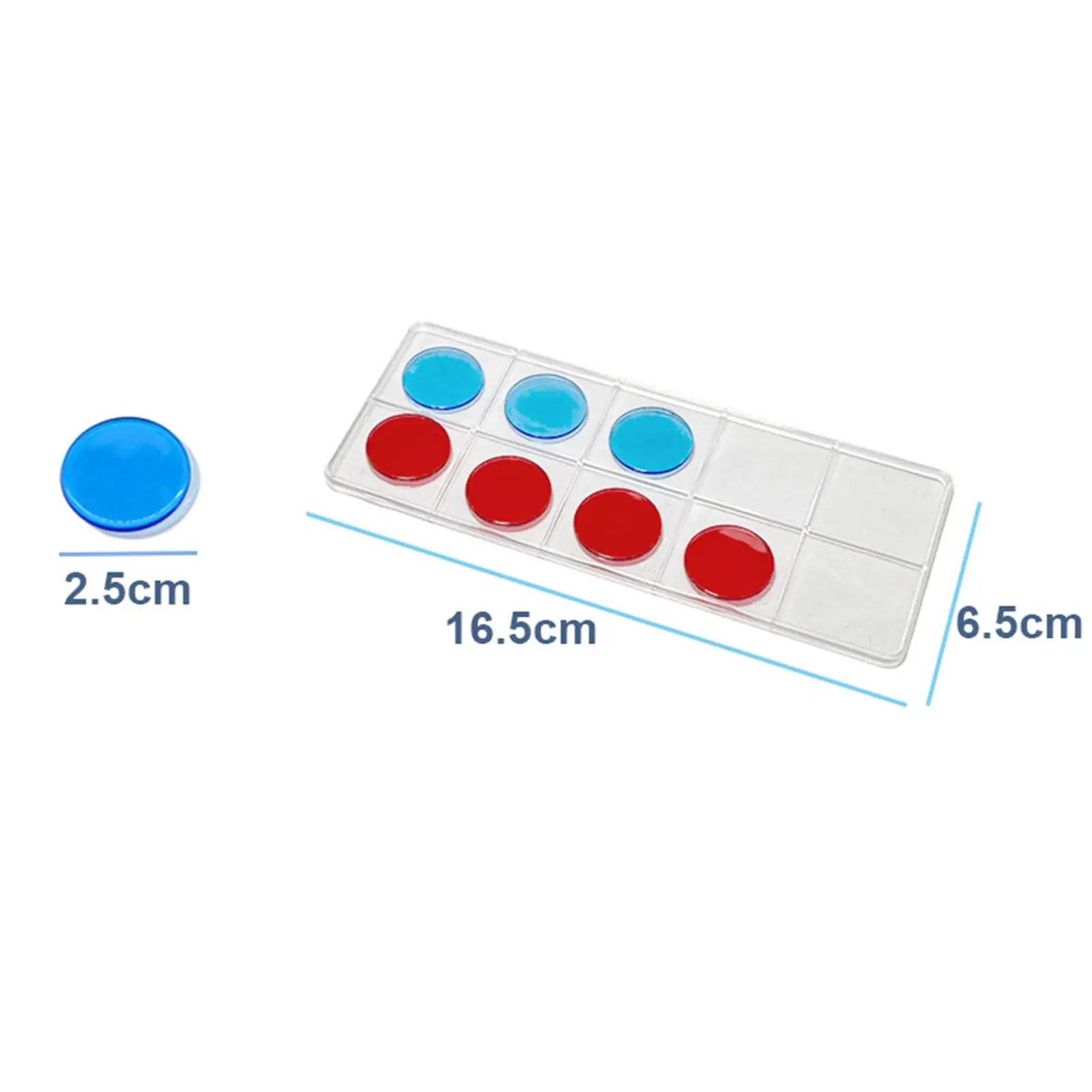Tien frameborden, rode en blauwe tellers, leerspellen voor de kleuterschool, wiskundige manipulaties met tien frames, speelgoed tellen, wiskundespellen