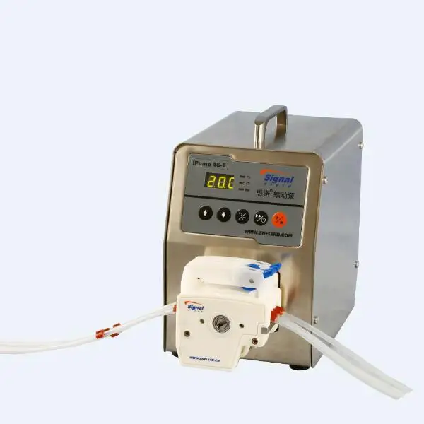 out control connection food industry 200 400 600 rpm stepper motor peristaltic pump