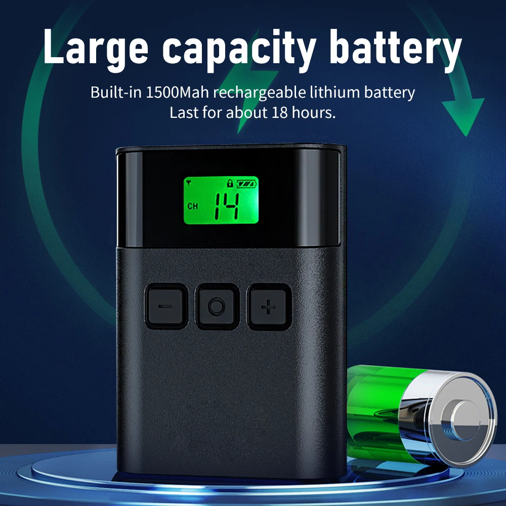 KT888 Walkie Talkie inalámbrico Radios de comunicación de largo alcance Sistema de guía turística A2523