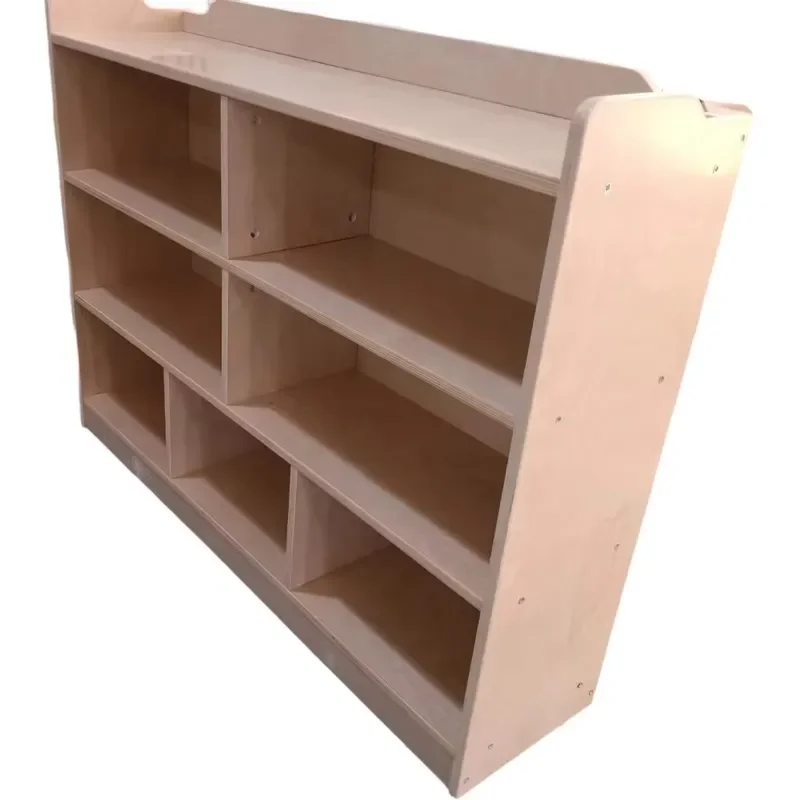 Pink Kids Storage Cabinet Bookshelf for Children Room School Furniture Organizer