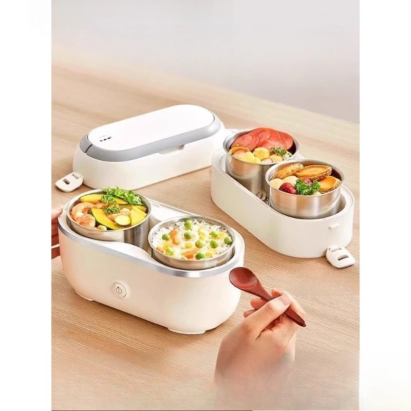 Office workers thermal insulation electric heating cooking self-heating bento box portable lazy artifact
