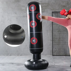Inflatable boxing bag for adults and children drilling bag pvc boxing bag tumbler sandbag boxing stress training relieving sandbag 10 Main Sales Boxing Bag - №8