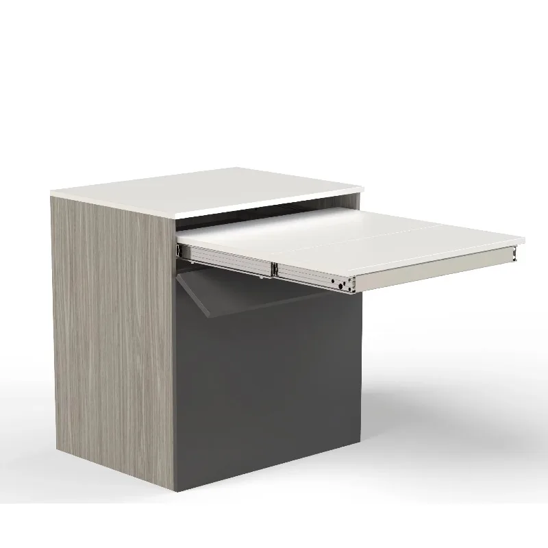 A3-540 Series Anodized Aluminum Pull-Out Extendable Silent Kitchen Table Hardware Slide-Rails Drawer Slides