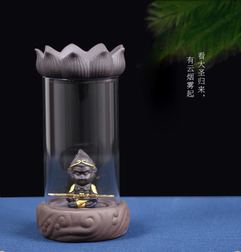 Creative Decor Backflow Incense Burner Home Sandalwood Incense Backflow Incense Device The Return Of The Great Sage Sun Wukong's