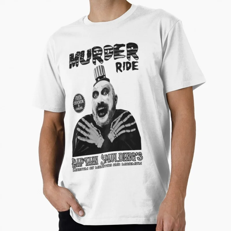 ركوب القتل - بيت متحف الكابتن سبولدينج 1000 جثة هدية الهالوين المخيفة تي شيرت للمعجبين بلايز كبيرة الحجم #3